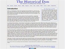 Tablet Screenshot of historicaldons.com
